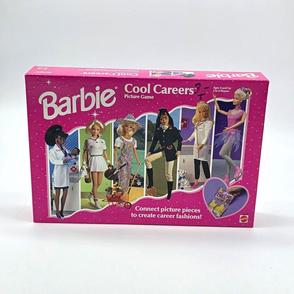 Mattel Barbie Cool Careers Picture Game Electronic 1998 Ages 4+ MPN 41529